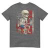250 Years Funny Skeleton Fireworks American Flag 4th Of July Tshirt