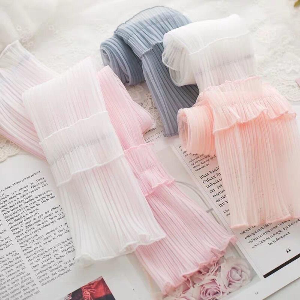 Anti-UV Long Arm Glove Highly Elastic Sunscreen Arm Sleeves New Lace Ice Sleeves  Cycling Driving