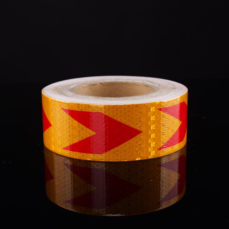 Truck Safety Night Reflective Arrow Sticker - Crystal Lattice Film