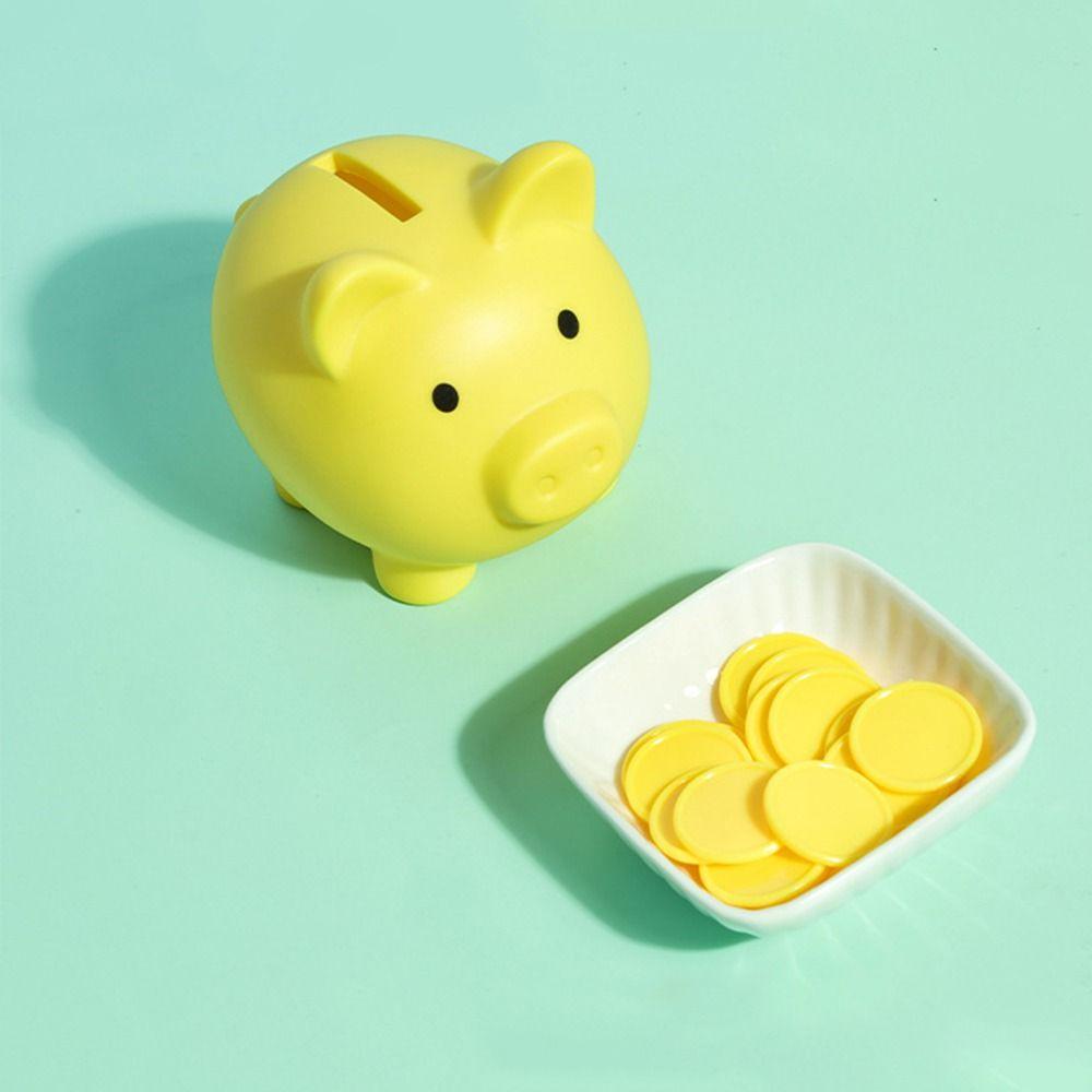 Kolorowy Uroczy Skarbonka Puszka na Pieniądze Kreatywna Dziecięca Skarbonka Świńska Praca z Monetami dla Niemowląt