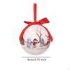 6x Weihnachtskugel-Ornamente Baumhänger Handwerk DIY Anhänger Tropfen Weihnachtsdeko