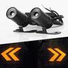 2Pcs/set High-Brightness Motorcycle Arrow Flash Signal Indicator Light LED Turn Signal Lamp Projector Decor Atmosphere Lamp