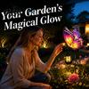 Yard Art for Outside Solar Butterfly Garden Stake Lights, Metal Decorative Stakes, IP65 Waterproof Outdoor Patio Accents LED Landscape Lights