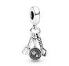 Brand New Sewing Machine Battery Magnet Charm Bead Components Bead Component Compatible With Authentic Original Copper Metal Europeans Bracelet High