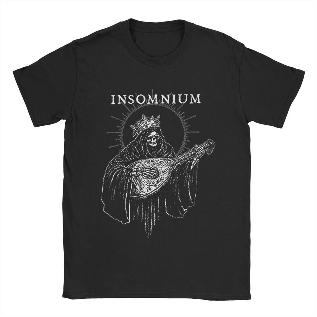 Letnia koszulka zespołu metalowego Insomnium dla mężczyzn i kobiet, unikalne koszulki, T-shirt 100% bawełna z nadrukiem graficznym