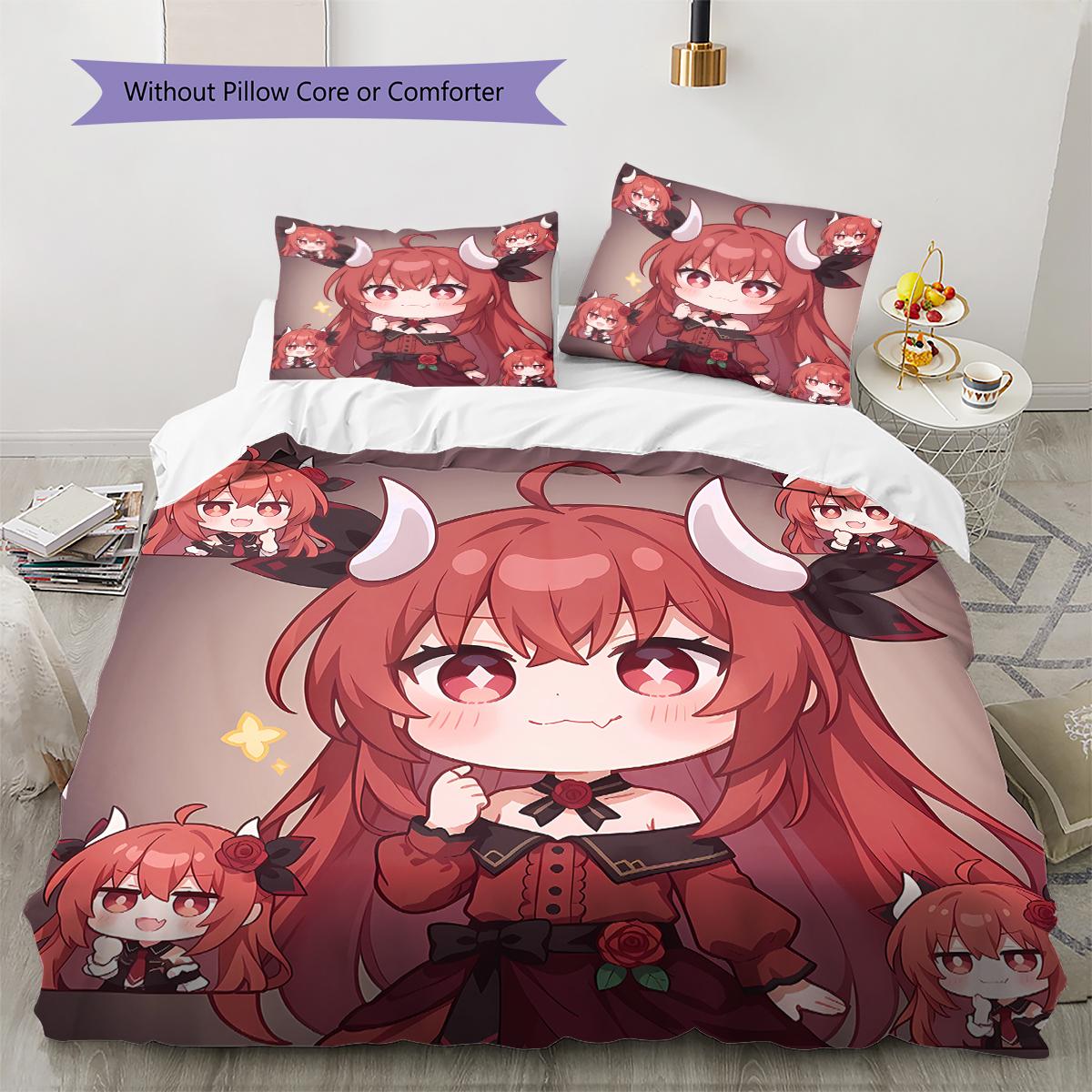 

Kotori Itsuka,Kimi Ni Todoke Pattern Bedding,Quilt Set Quilt Cover Pillowcase Home Birthday Gift (1 * duvet cover + 2 * pillowcase, without core) 135x200cm