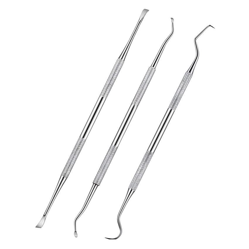 Dental Tool Set: Teeth Cleaner, Tweezers, Mouth Mirror & Probe for Oral Care