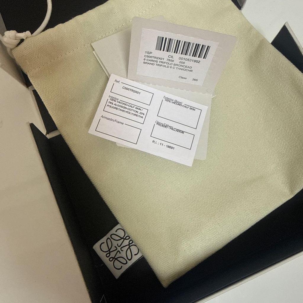 Used LOEWE Trifold Wallet C500TR2X01