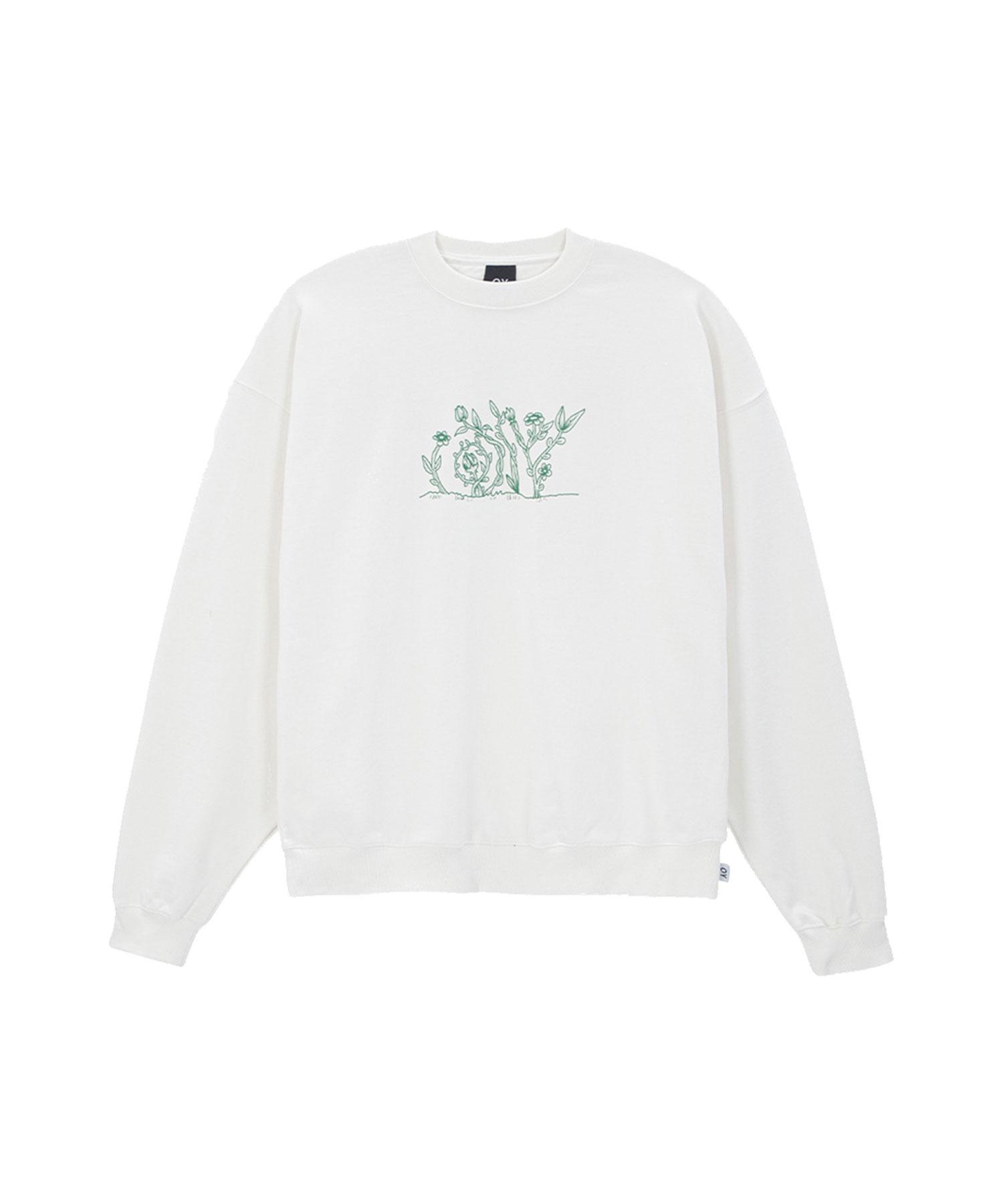 Толстовка с логотипом Oy Vine - Белая White/1Size