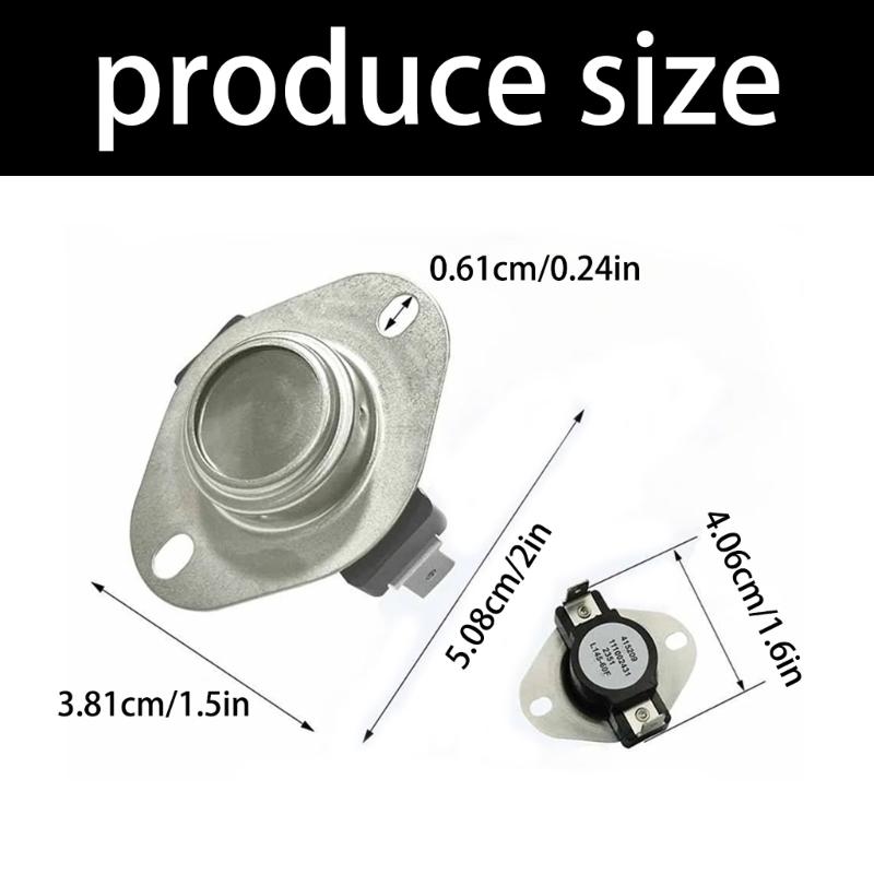 Furnace Thermostat L145-60 Limit Switches High Temperature Resistant Limit Switches for Furnace Thermostat Easy to Install