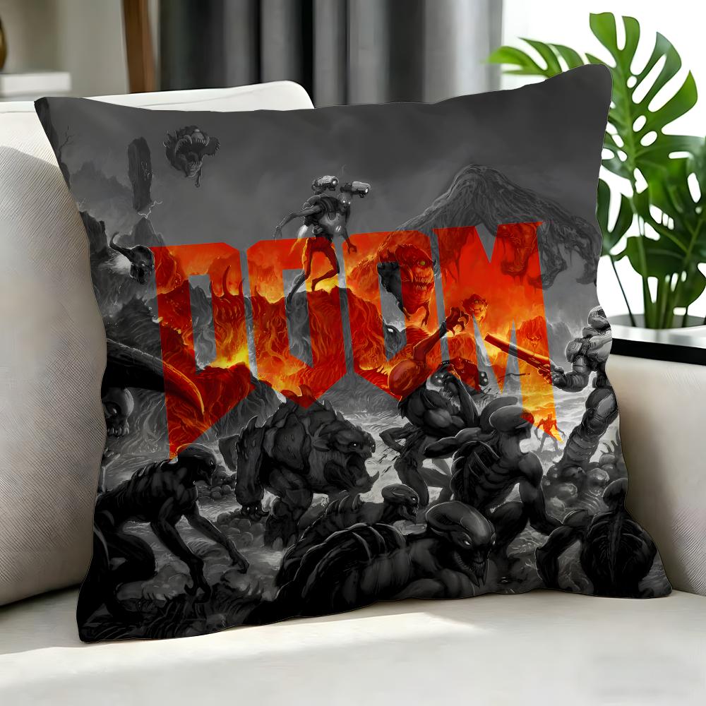 Game DDoom Cushion Cover Cushion Cover Set Pcs x x x Pillowcase Decorative Sofa Home Decor