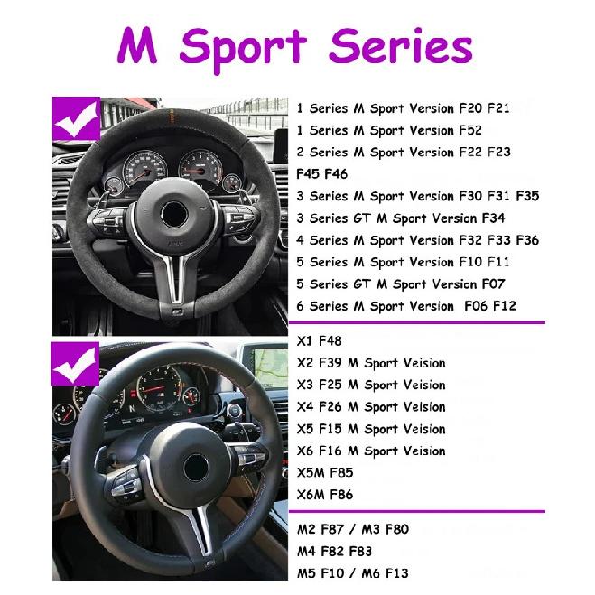 Motorsport Series Cars Steering Wheel Key Control Knob Button For M Sport BMW 1 2 3 4 5 6 X1 X2 X3 X4 X5 X6 F10 F30 F01 F25 F15