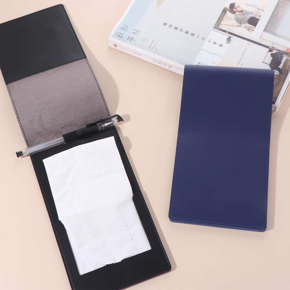 Black Brown Golf Scorecard Holder PU Leather Score Notebook Golf Golf Score Book  Outdoor Sports