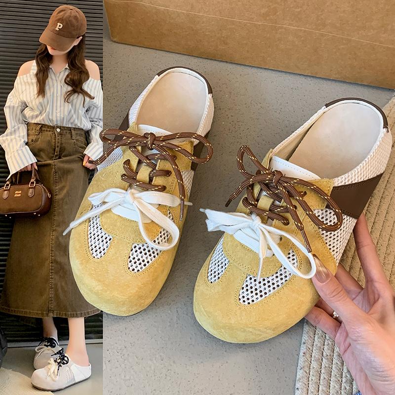 Brown Leopard Print Autumn Women's Vulcanized Shoes Flat Lace-up Sport Shoes Outdoor Non-slip Casual Comfortable Women Sneakers