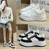 Little White Shoes Women's 2025 New Student Light Casual Versatile Board Shoes Trend Ins Sports Style Platform Single Shoes