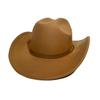 Amerikanischer Western-Cowboyhut Filz-Zylinderhut Herren- und Damen-Reithut Neuer Jazzhut Zylinderhut