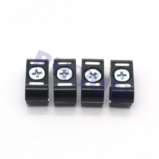 4x 8MM Motorrad Bremsleitung Gaszug Klemme Schlauchschelle Separator Universal