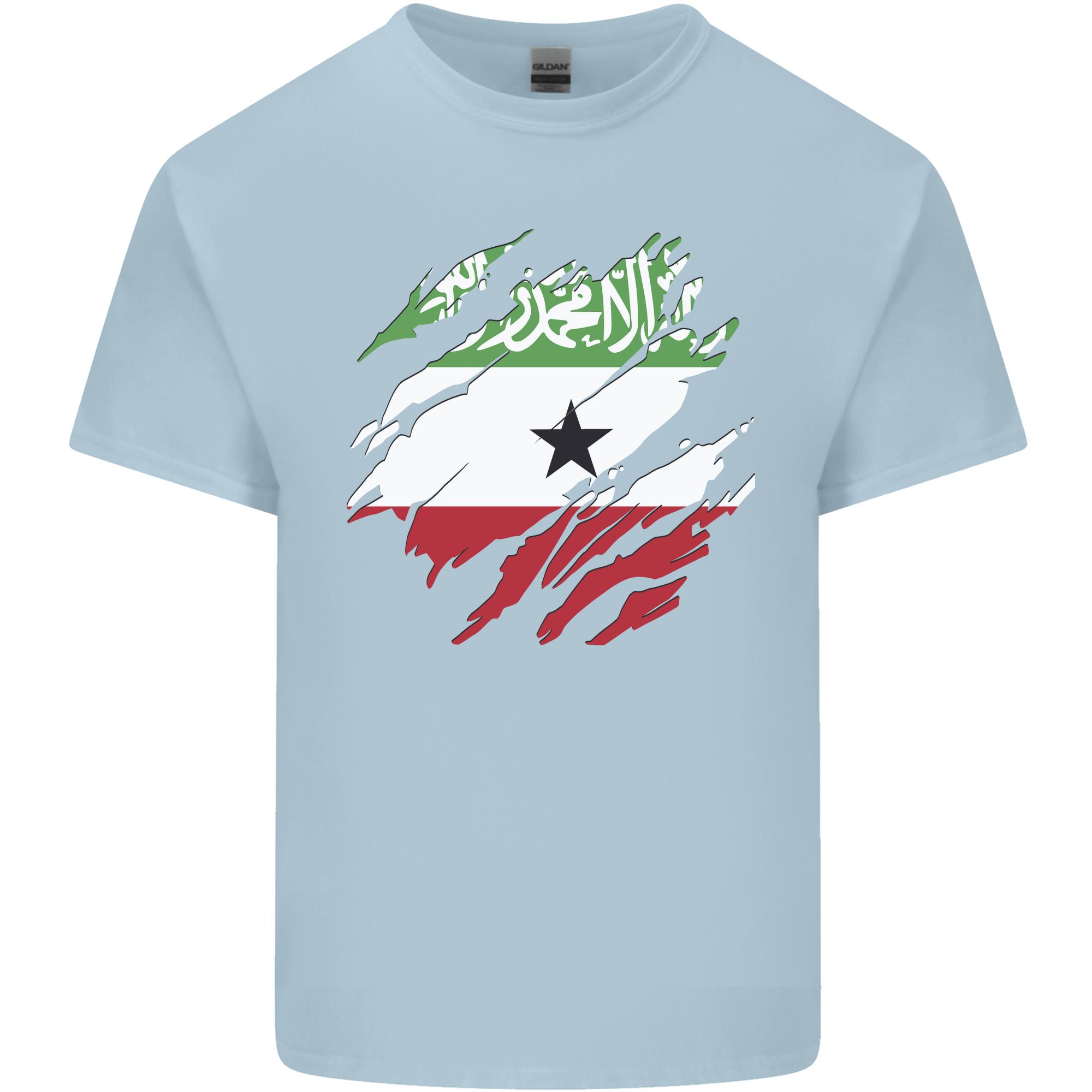 Torn Flag Somaliland Unisexs Light Cotton TShirt S