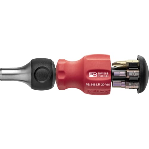 PB Swiss Tools 8453R-30V01 StarBee Interchangeable Ratchet Driver with Hex Set