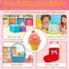 Ice Cream Squeeze Squishy, Ice Cream Cone Dumpling Slow Rise Sensory Toy Soft Squishy Sensory Squeeze Ball