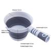 Water Scoop Collapsible Silicone Water Ladle With Antislip Handle Pour Spout For Kitchen Bathroom Camping Home Use