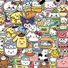 back to school anime stickers chiikawa cartoon original cute notebook decoration accessories girls holiday gifts children gifts