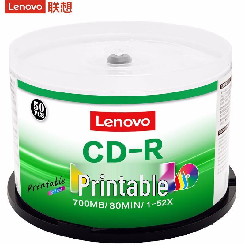 Lenovo 700MB 52x CD-R Printable Discs