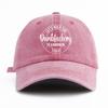 1pc DUMBFUCKERY Print Washed Baseball Cap for Adults,Minimalist Retro Style Casual Soft Adjustable Dad Hat, Perfect As Gift