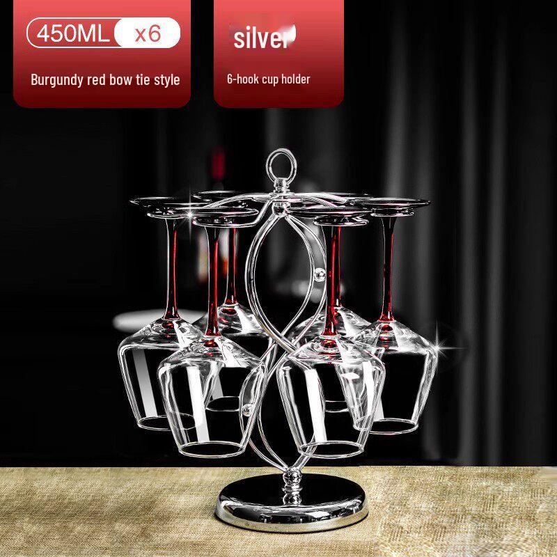 Luxury European Crystal Red Wine Glass & Decanter Set