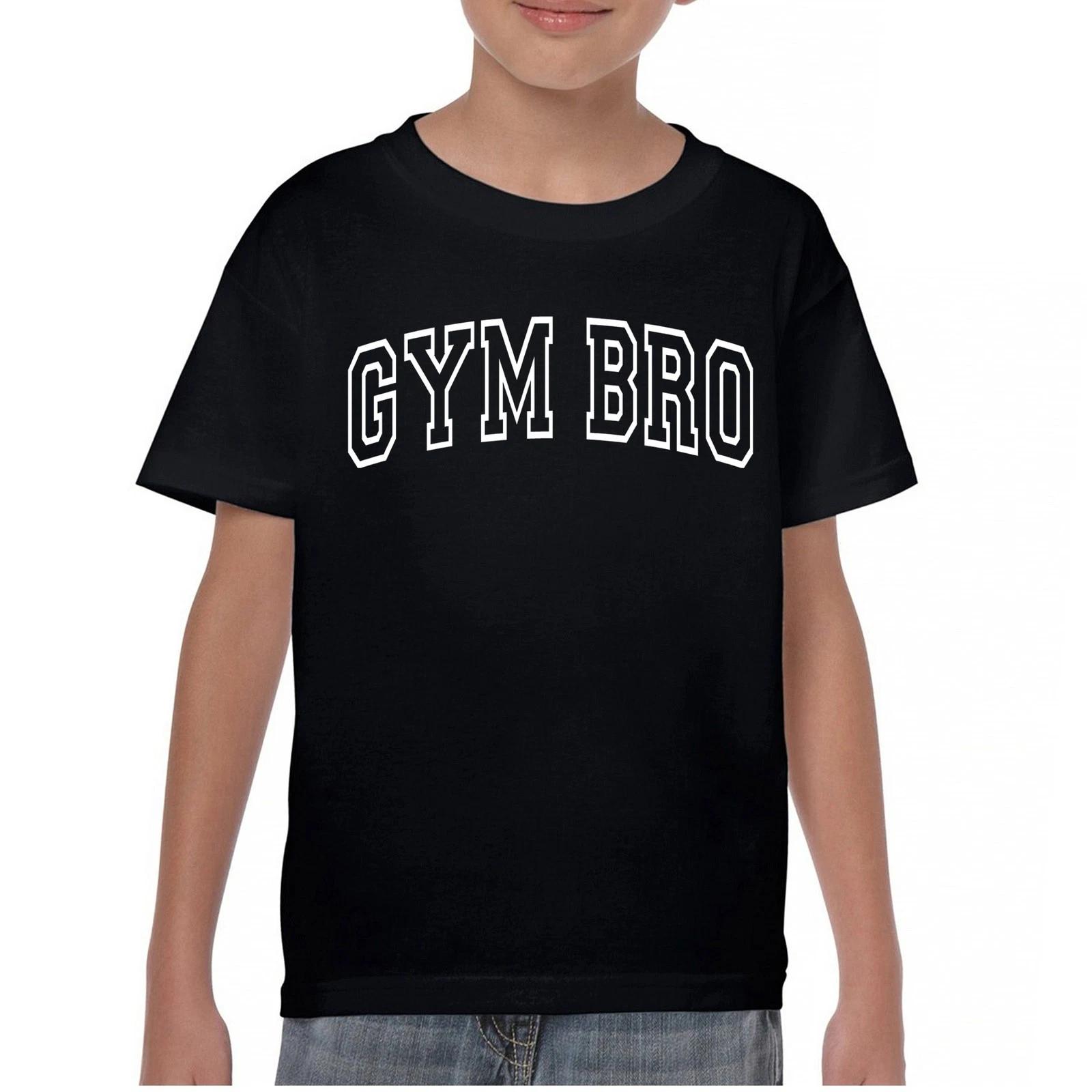 Gym Bro Youth kids boys T-Shirt Fitness Alpha Sigma Workout Rat Pump Cover Rizz Kids 130