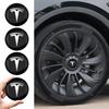 4pcs 56mm Emblem Sticker Car Wheel Center Hub Metal Cap for Tesla Model S 3 X Y Smart Fortwo Forfour 453 451 450 Accessories