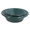 3PCS Gold Panning Pan ABS Plastic Gold Washing Pan Kit Hand Operated Round Gold Dredging