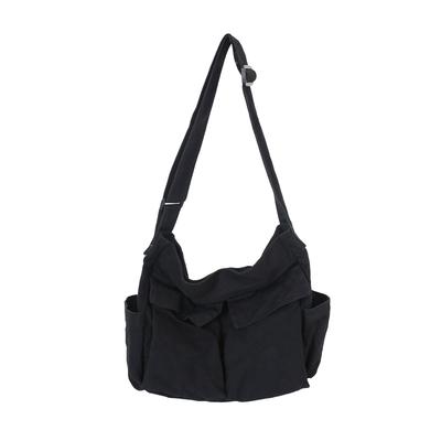Tote Bag Canvas Large Capacity Shoulder Bag Plain Shoulder Bag Canvas Tote Bag for Women and Men with Zipper Overnight Travel Bag School