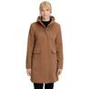 Women's Gil Bret Wool Coat with a Stand-up Collar Classic Brown