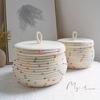 Christmas Home Essentials, Handmade Woven Storage Baskets with Lids, Healing Cluttered Christmas Corners, Gift Boxes for Organizing Gifts/decorative