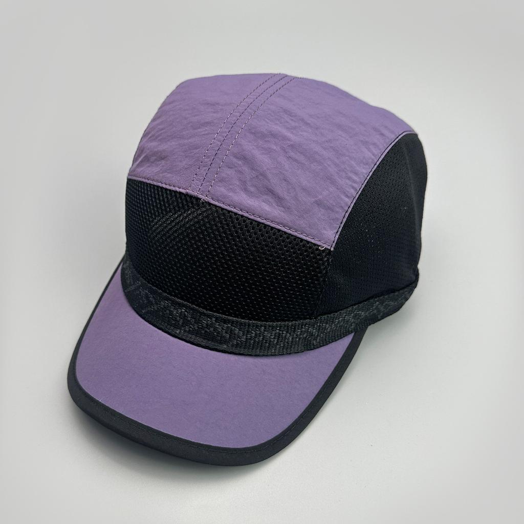 Color Matching Simple Solid Color Quick-Drying Baseball Cap Men'S And Women'S Mesh Sunshade Breathable Short Brim Cap