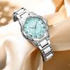 NIBOSI Woman Watch Stainless Steel Waterproof Luminous Elegant Ladies Wristwatch Luxury Diamond Dial Quartz Watch for Women