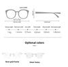 New Metal Fashion Frameless Cut Edge Myopic Glasses Ultra Light Comfortable Versatile Anti-Blue Light Eyeglasses 0 To -4.0