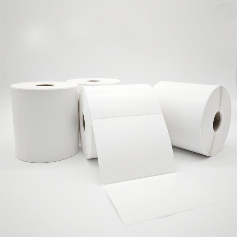 100x75mm Waterproof Direct Thermal Paper Adhesive Shipping Label Stickers for Thermal Transfer Printer Supermarket High Quality (White,900sheets&As requested) белый