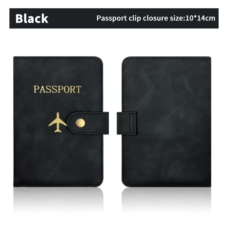 Custodia per passaporto impermeabile, custodia da viaggio in pelle PU, portafoglio per carte di credito, grazioso libretto per passaporto per donne/uomini