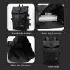 2025 New Simple Solid Color Men's Backpack Casual Travel Shoulder Bag Computer Laptop Rucksack Portable College Student Book Bag