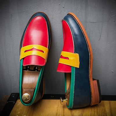 Herrenschuhe 2024 Neue Herren Mokassins Bequeme Slipper Fahrschuhe Herren Freizeitschuhe Farbe Partykleiderschuhe