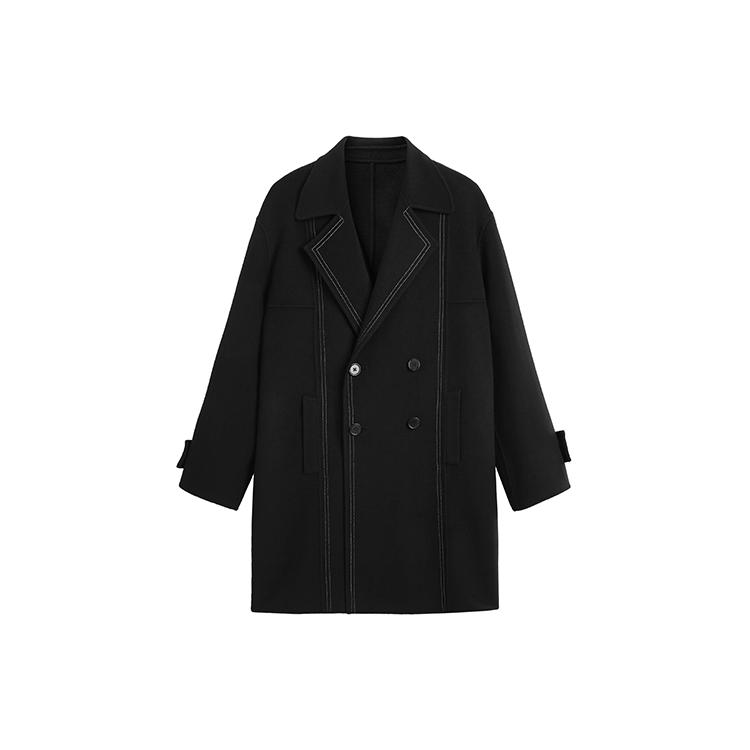PEACEBIRD MEN Coats Unisex Lapel Moderate BWAAC4514
