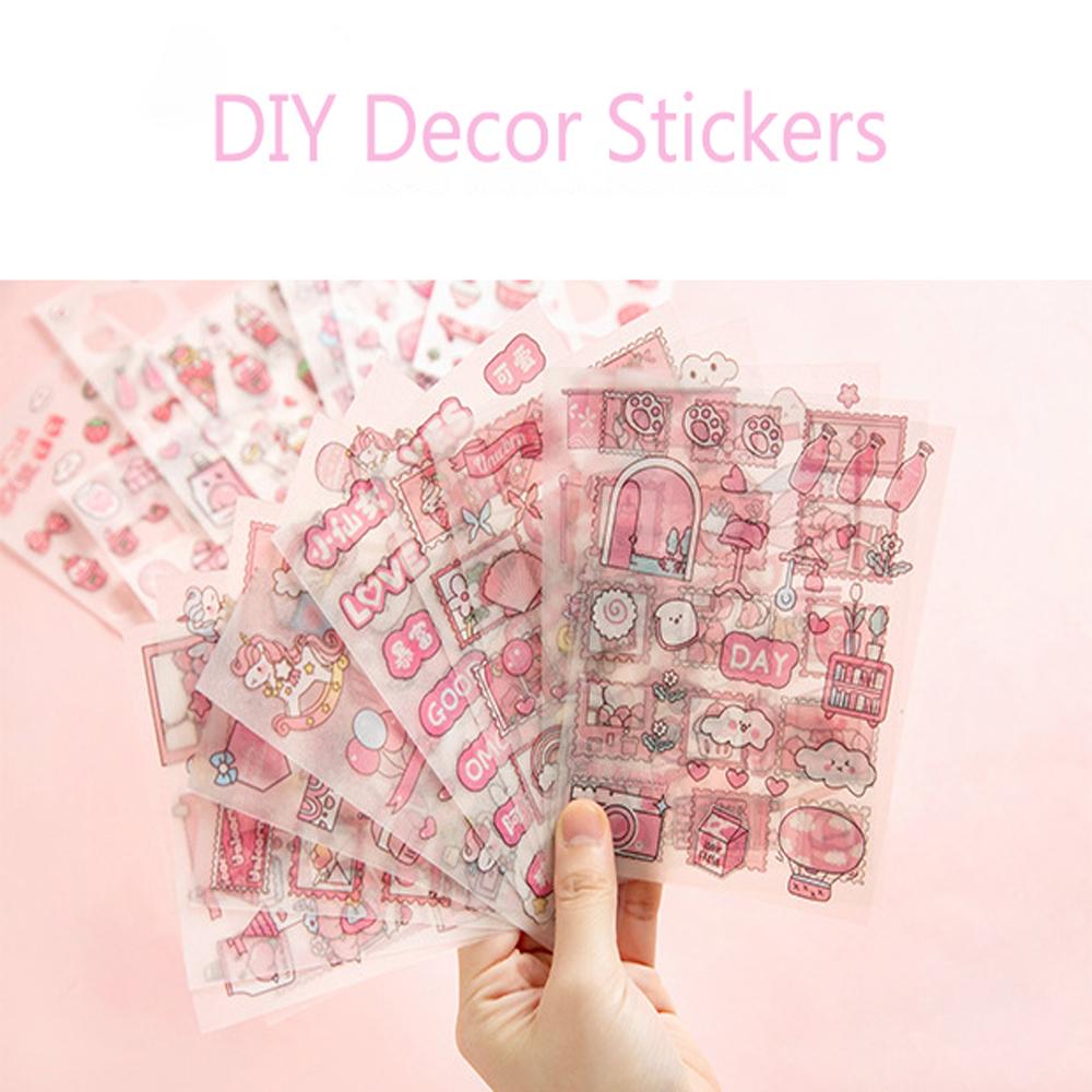 

Cute Adhesive Series Animals Hand Account Diary Stickers Collage Material Colorful Decorative