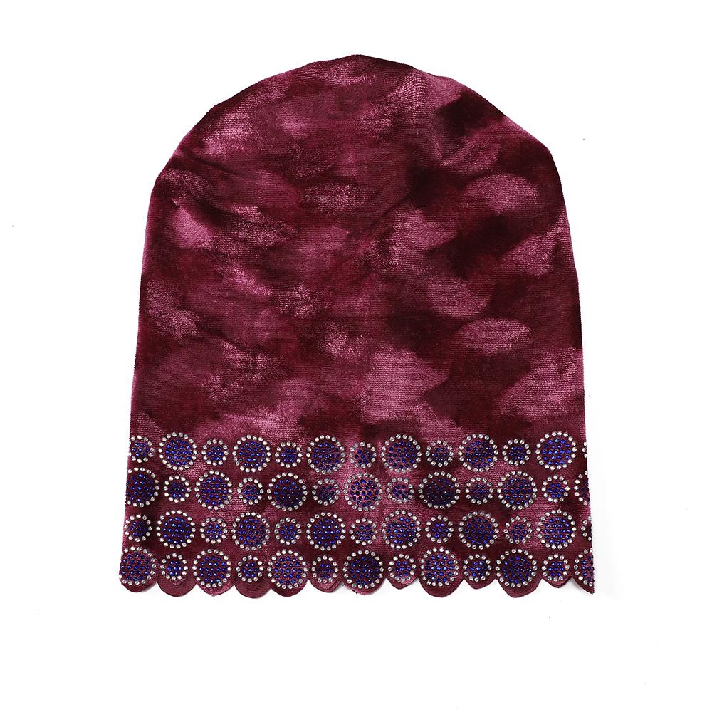 New Design Muslim Underscarf Hijab Cap Instant Turban Abaya Hijab Headscarf Bonnet African Diamonds Head Wraps