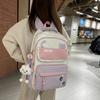 Cute Cat Backpack Female Junior High School Student Large Capacity Computer Travel Backpack High School Student Schoolbag Tide