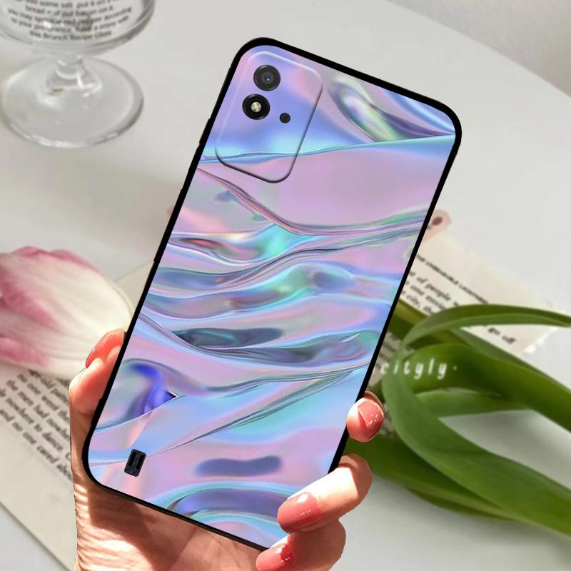 For OPPO Realme Narzo 50i Case 50i Prime Beach Sunset Shockproof Silicone Phone Cover For Narzo 50A Bumper Shells 50A Prime