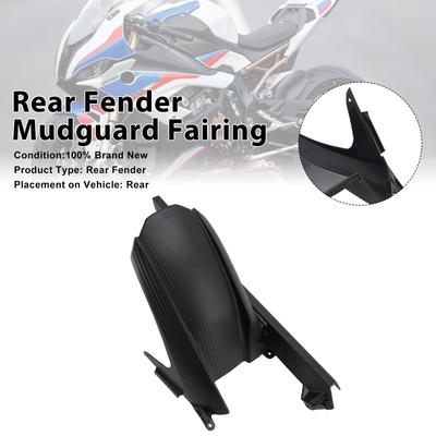 Rear Fender Mudguard Fairing For BMW S1000RR 2019-2026 Black