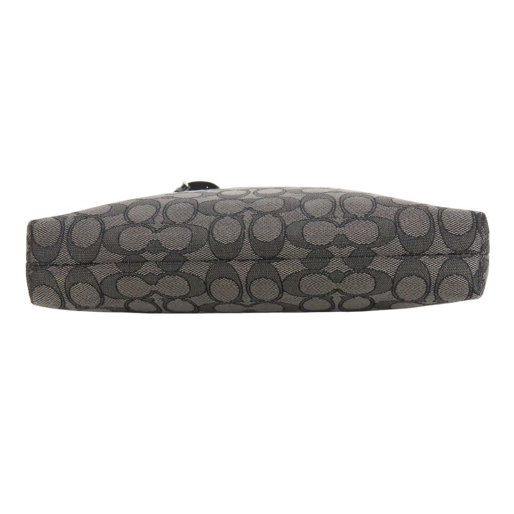 Used COACH Shoulder Bag F29960 Signature canvas/leather gray black casual