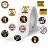 500 Sheets/roll Roll Tape Hard Hat Handbook Material Decorative Envelope Seal Sticker
